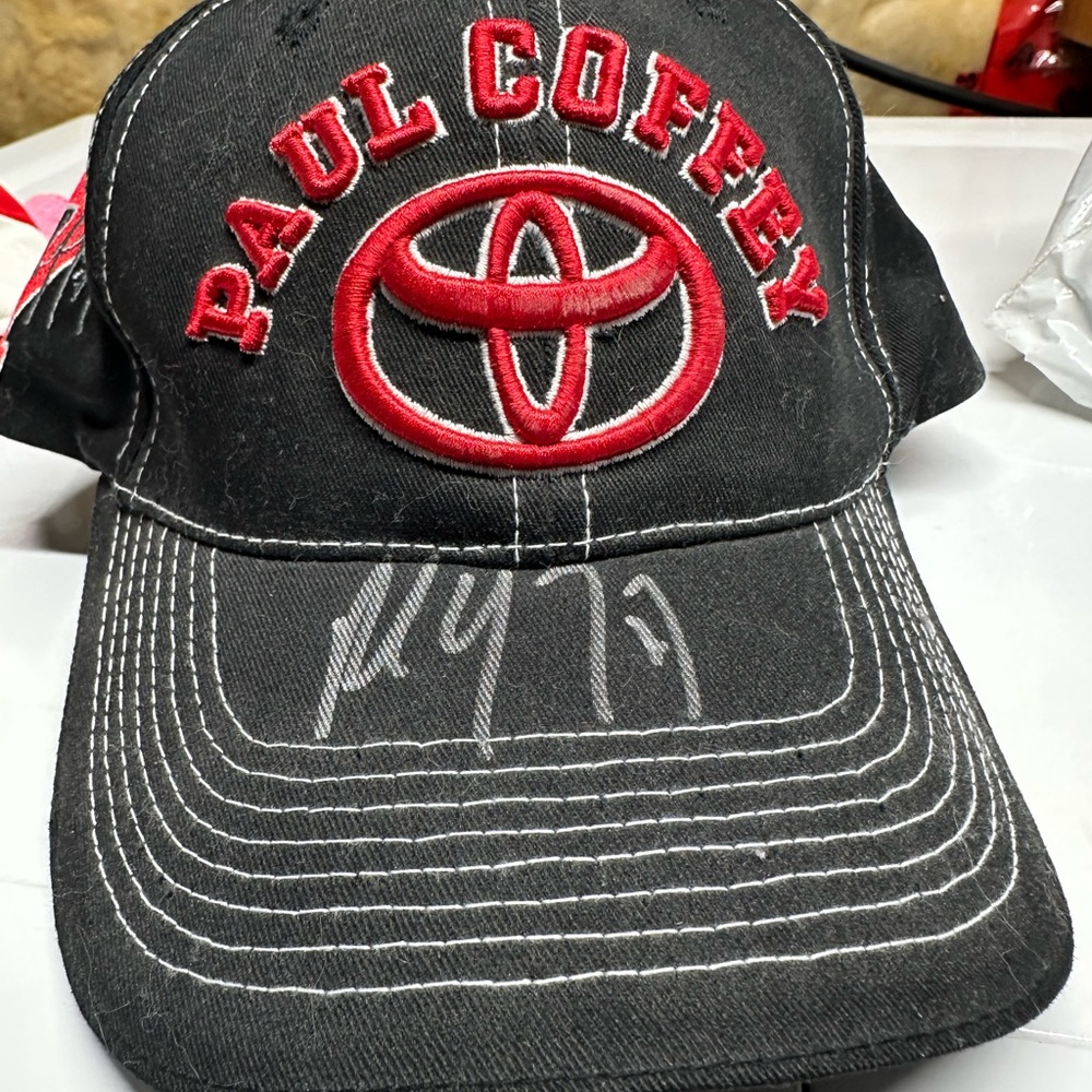 Black and Red Paul Coffey Toyota Cap